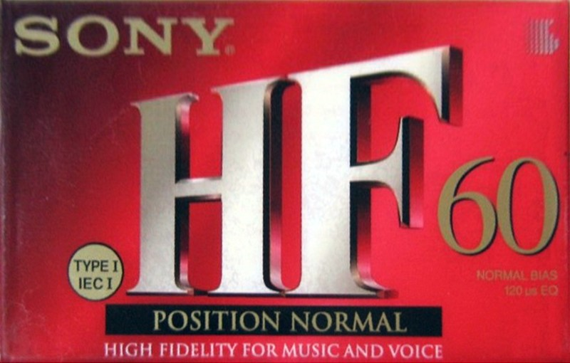 Compact Cassette Sony HF 60 Type I Normal 1998 Europe