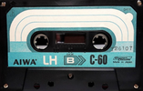 Compact Cassette Aiwa LH 60 Type I Normal 1976 Japan