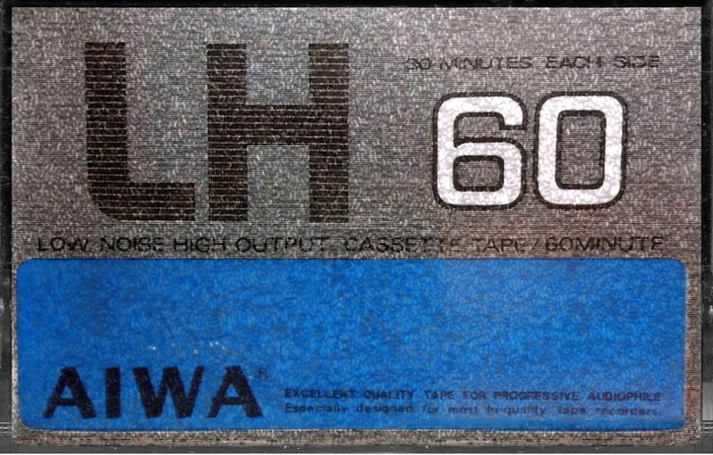 Compact Cassette Aiwa LH 60 Type I Normal 1976 Japan