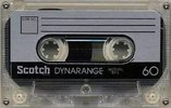 Compact Cassette Scotch Dynarange 60 Type I Normal 1979 USA