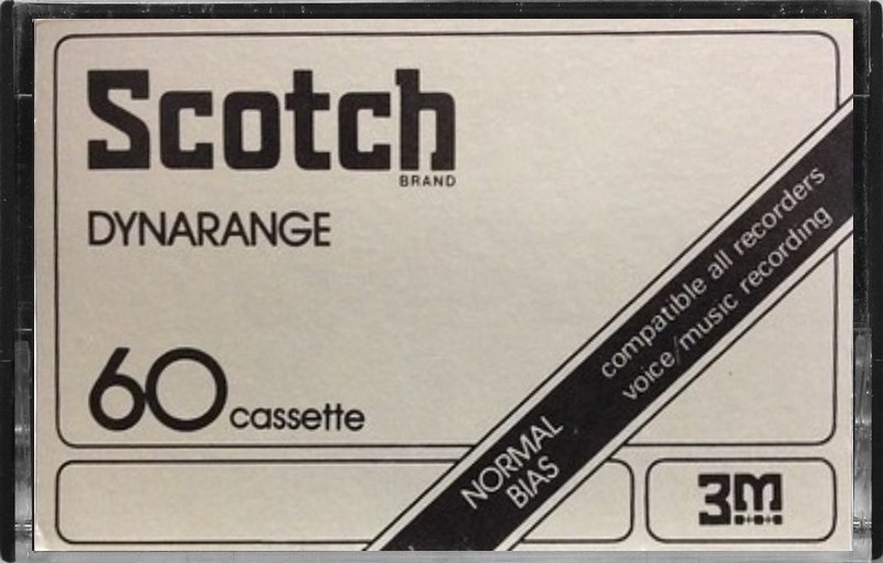 Compact Cassette Scotch Dynarange 60 Type I Normal 1979 USA
