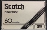 Compact Cassette Scotch Dynarange 60 Type I Normal 1979 USA