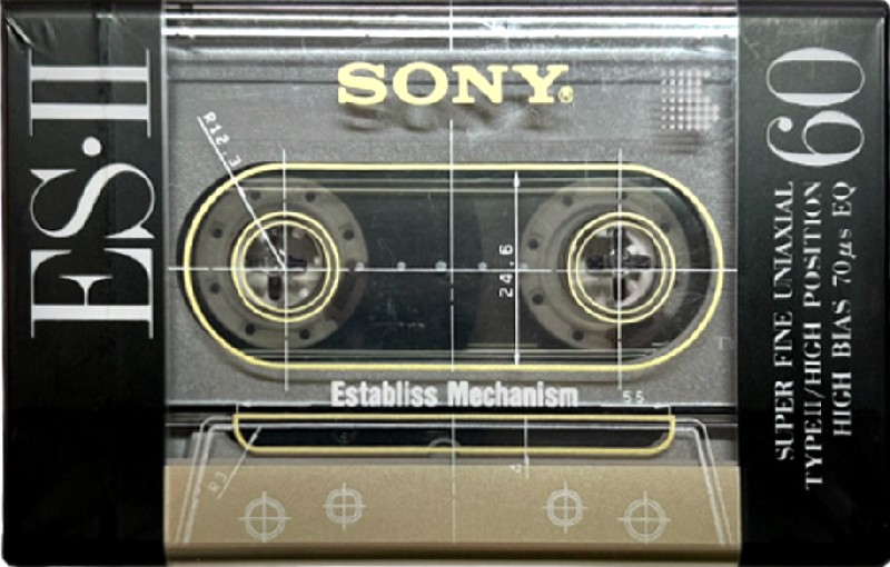 Compact Cassette Sony ES-II 60 "C-60ES2" Type II Chrome 1991 Japan