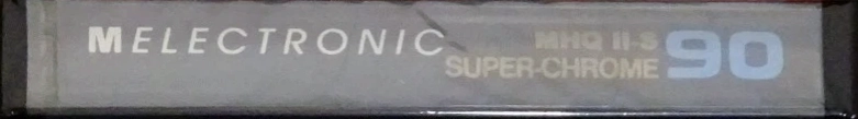Compact Cassette Melectronic MHQ II-S 90 Type II Chrome 1987 Switzerland
