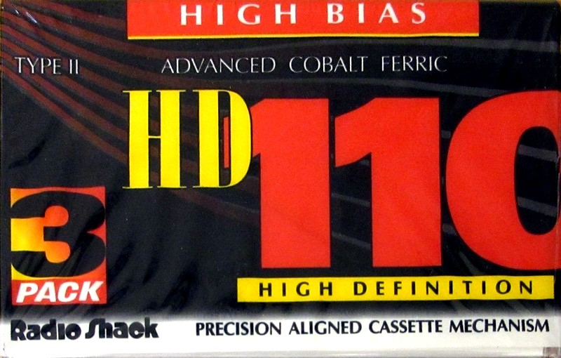 3 pack Radio Shack HD 110 Type II Chrome 1995 USA