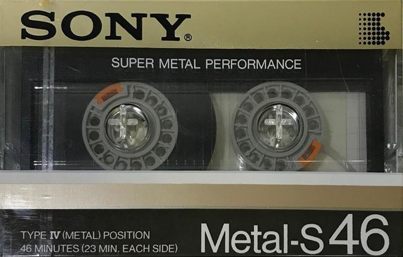 Compact Cassette Sony Metal-S 46 Type IV Metal 1985 Japan