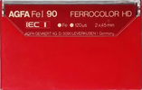 Compact Cassette AGFA Ferrocolor HD 90 "Fe I" Type I Normal 1982 Europe