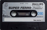 Compact Cassette Philips Super Ferro 90 Type I Normal 1978 Europe