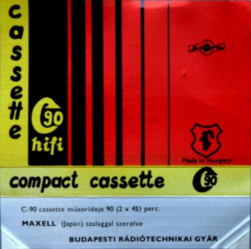 Compact Cassette BRG 90 Type I Normal Hungary