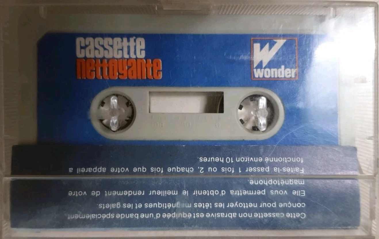 Compact Cassette Wonder Cleaning Cassette 1973 France