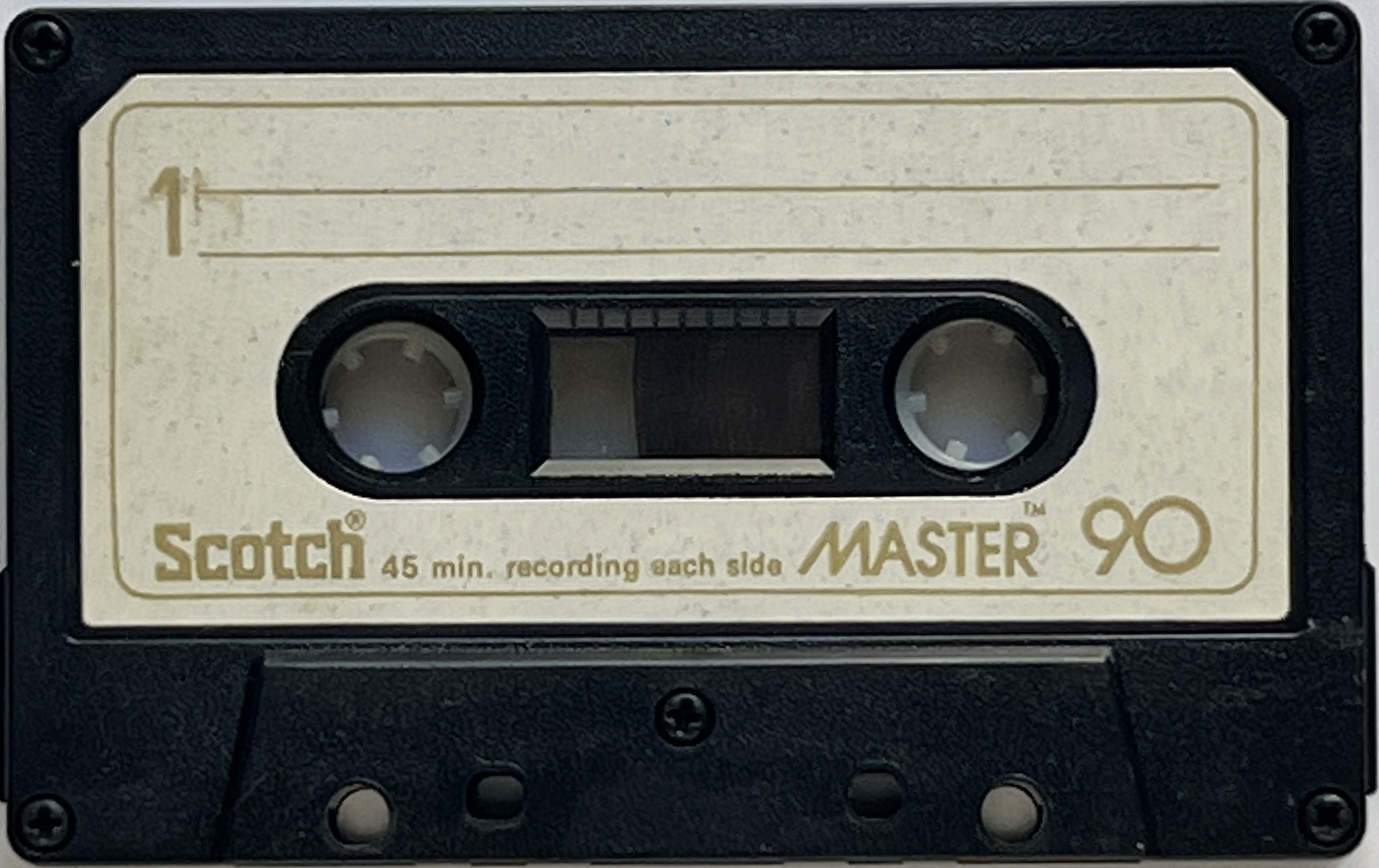 Compact Cassette Scotch Master 90 Type I Normal 1977 USA