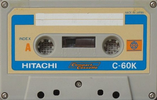 Compact Cassette Hitachi 60 "Nishikawa Musen" Type I Normal Japan