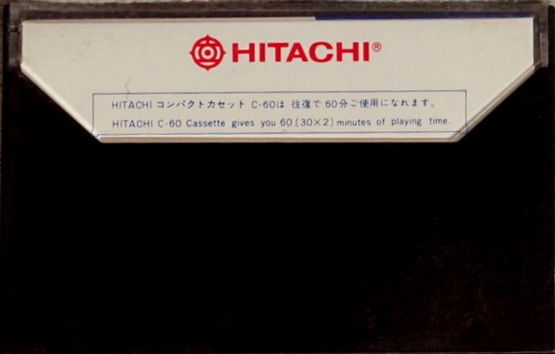 Compact Cassette Hitachi 60 "Nishikawa Musen" Type I Normal Japan