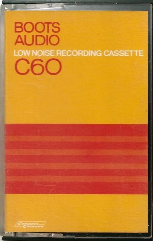Compact Cassette Boots / Boots Audio 60 Type I Normal 1976 UK