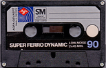 Compact Cassette AGFA Super Ferro Dynamic 90 Type I Normal 1977 Europe