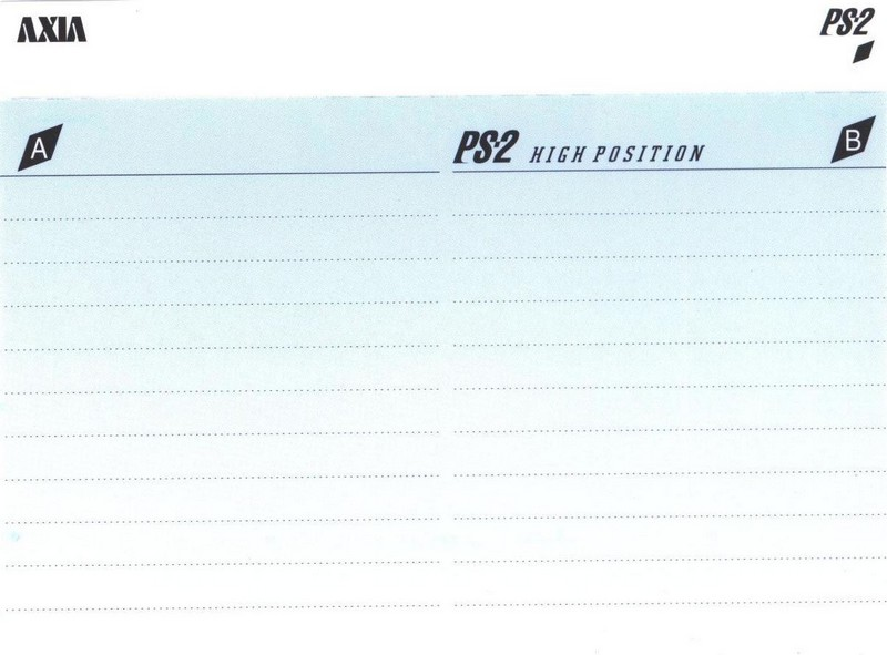 Compact Cassette AXIA PS-II / PS-2 74 "PS2J 74" Type II Chrome 1997 Japan