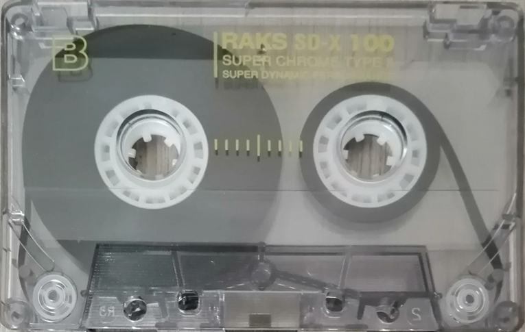 Compact Cassette RAKS SD-X 100 Type II Chrome 1991 Europe