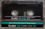 Compact Cassette Scotch XS I 60 Type I Normal 1982 Japan