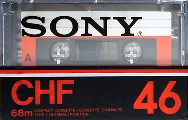 Compact Cassette Sony CHF 46 Type I Normal 1978 North America