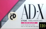 Compact Cassette TDK AD-X 110 "AD-X110M" Type I Normal 1990 Japan