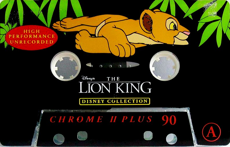 Compact Cassette BASF Chrome II Plus 90 "The Lion King Edition 1" Type II Chrome 1995 Europe