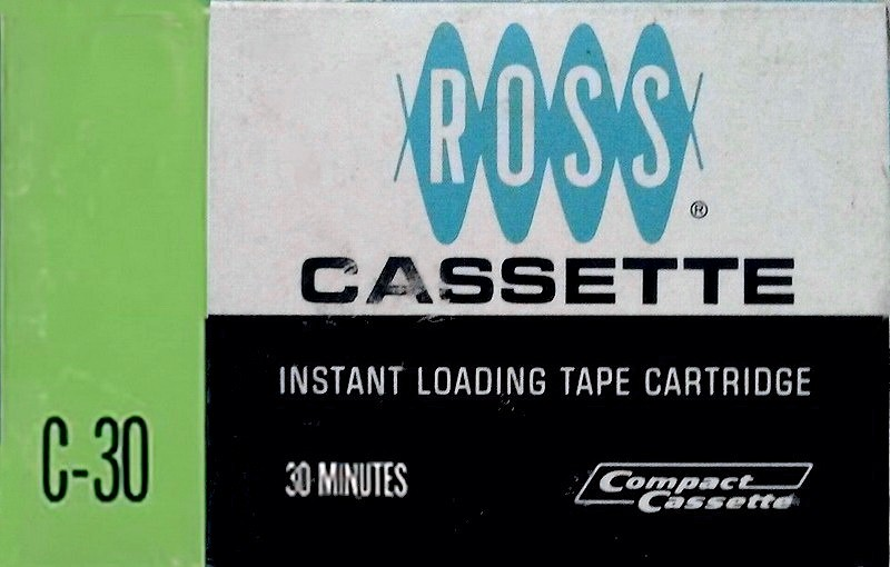 Compact Cassette Ross 30 Type I Normal 1968 USA