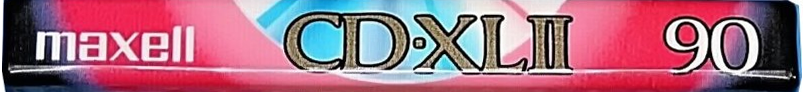 Compact Cassette Maxell CD-XL 90 "CDXL2-90" Type II Chrome 1992 Japan