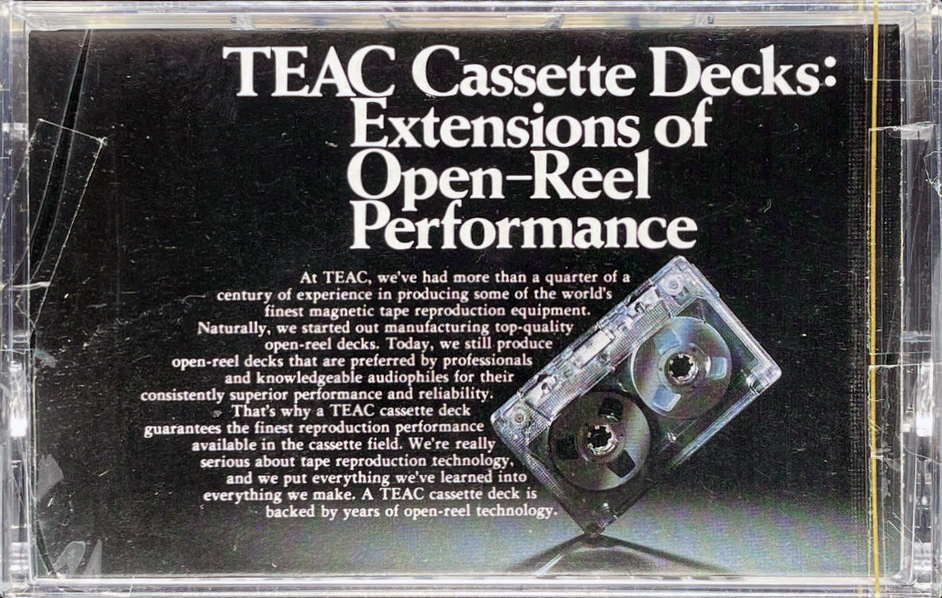 Compact Cassette Teac 46 Type I Normal 1979 Japan
