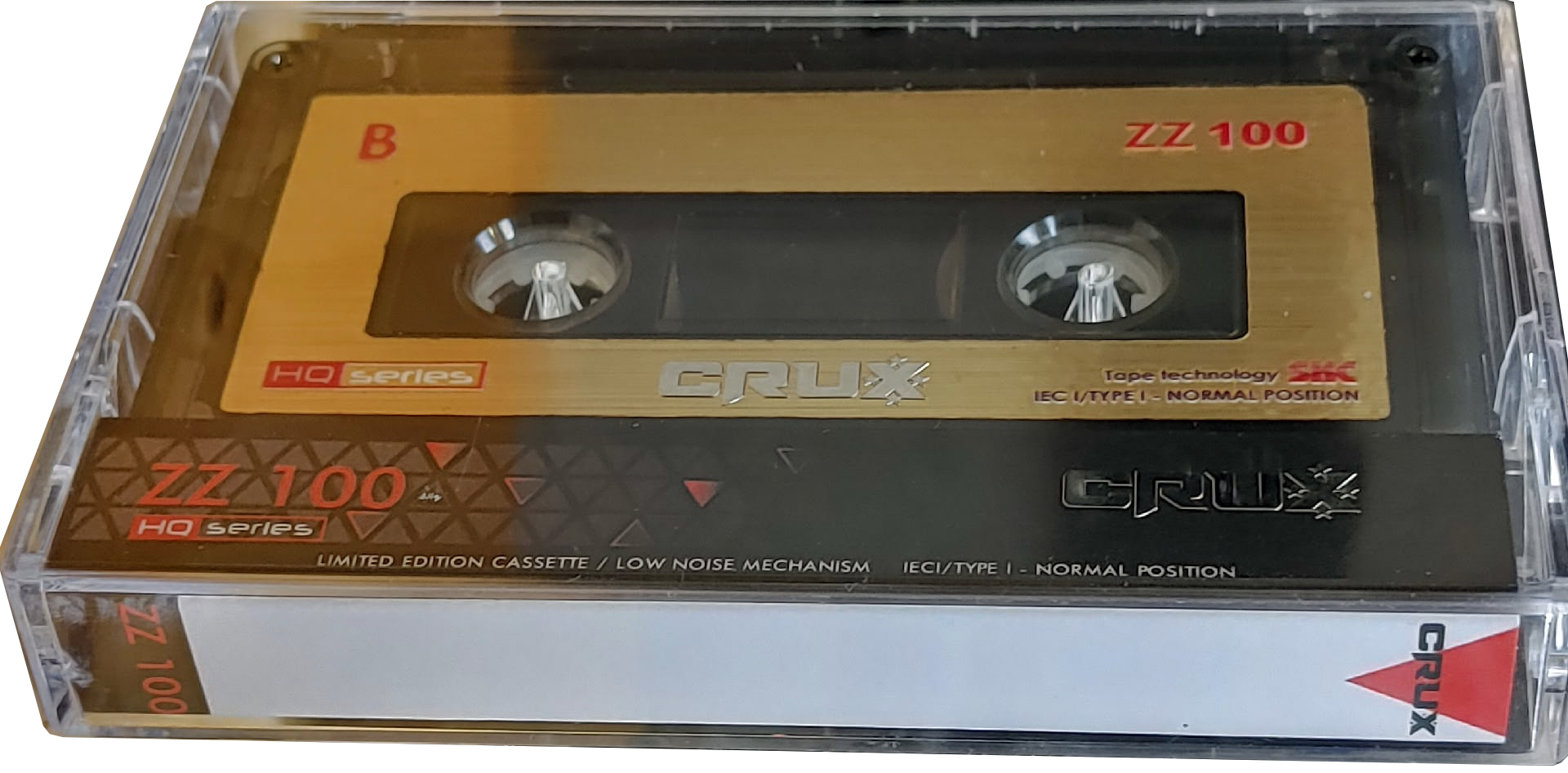 Compact Cassette CRUX ZZ 100 "HQ series" Type I Normal 2025 Worldwide