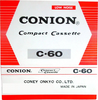 Compact Cassette Conion 60 Type I Normal 1986 Japan