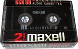 2 pack Maxell US 90 "US II" Type II Chrome 1991 North America