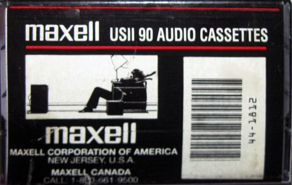 2 pack Maxell US 90 "US II" Type II Chrome 1991 North America