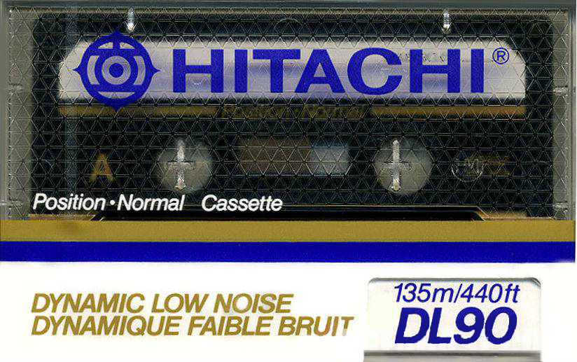 Compact Cassette Hitachi DL 90 Type I Normal 1984 Europe