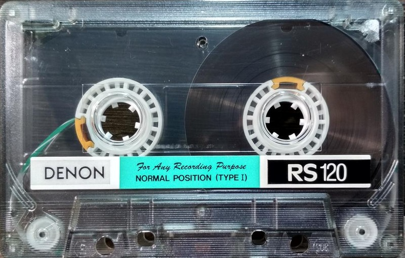 Compact Cassette Denon RS 120 Type I Normal 1990 Japan