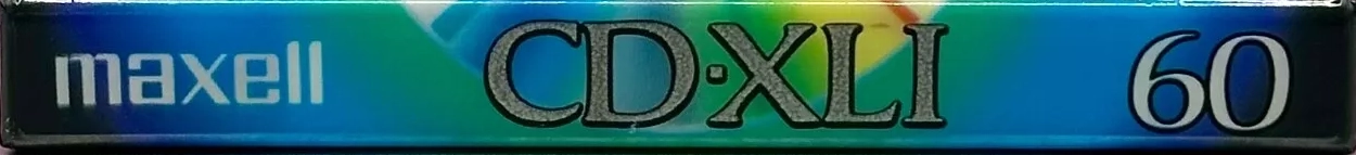 Compact Cassette Maxell CD-XL 60 "CDXL1-60" Type I Normal 1992 Japan