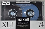 Compact Cassette Maxell XLI 74 Type I Normal 1989 Japan