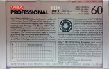 Compact Cassette Visa FDXI 60 Type I Normal 1983 North America
