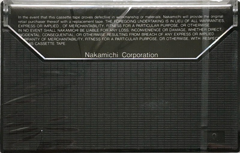 Compact Cassette Nakamichi EX II 90 Type I Normal 1978 USA