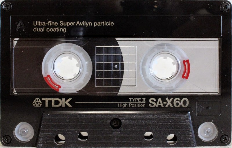 Compact Cassette TDK SA-X 60 Type II Chrome 1988 North America