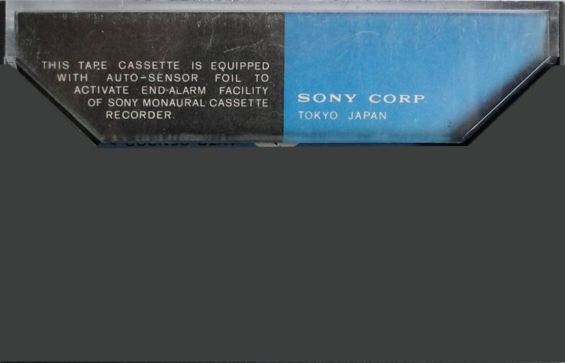 Compact Cassette Sony 120 Type I Normal 1972 Europe