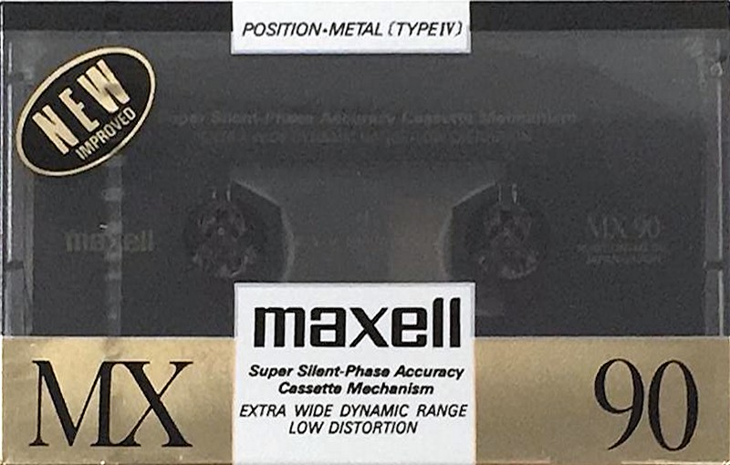Compact Cassette Maxell MX 90 Type IV Metal 1988 Japan