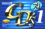 Compact Cassette Maxell CD`s I / CD`s 1 74 "CDS1-74M" Type I Normal 1999 Japan