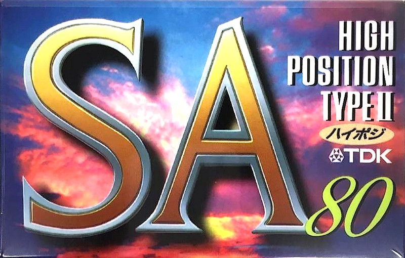Compact Cassette TDK SA 80 "SA-80F" Type II Chrome 1994 Japan