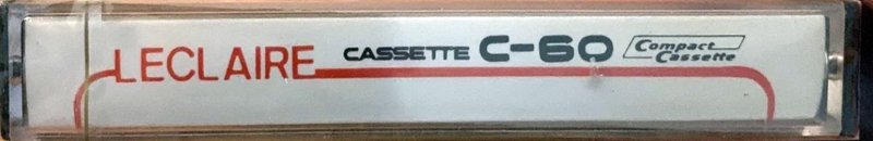 Compact Cassette LeClaire 60 Type I Normal USA