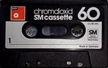 Compact Cassette BASF Chromdioxid 60 Type II Chrome 1976 Europe