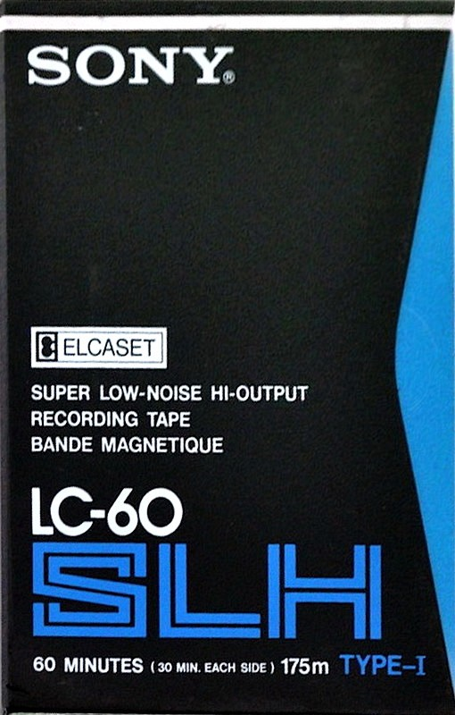 Elcaset Sony 60 "SLH" Type I Normal Japan