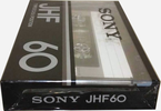 Compact Cassette Sony JHF 60 Type II Chrome 1978 Japan