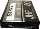 Compact Cassette Sony JHF 60 Type II Chrome 1978 Japan