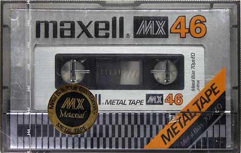 Compact Cassette Maxell MX 46 Type IV Metal 1978 Japan