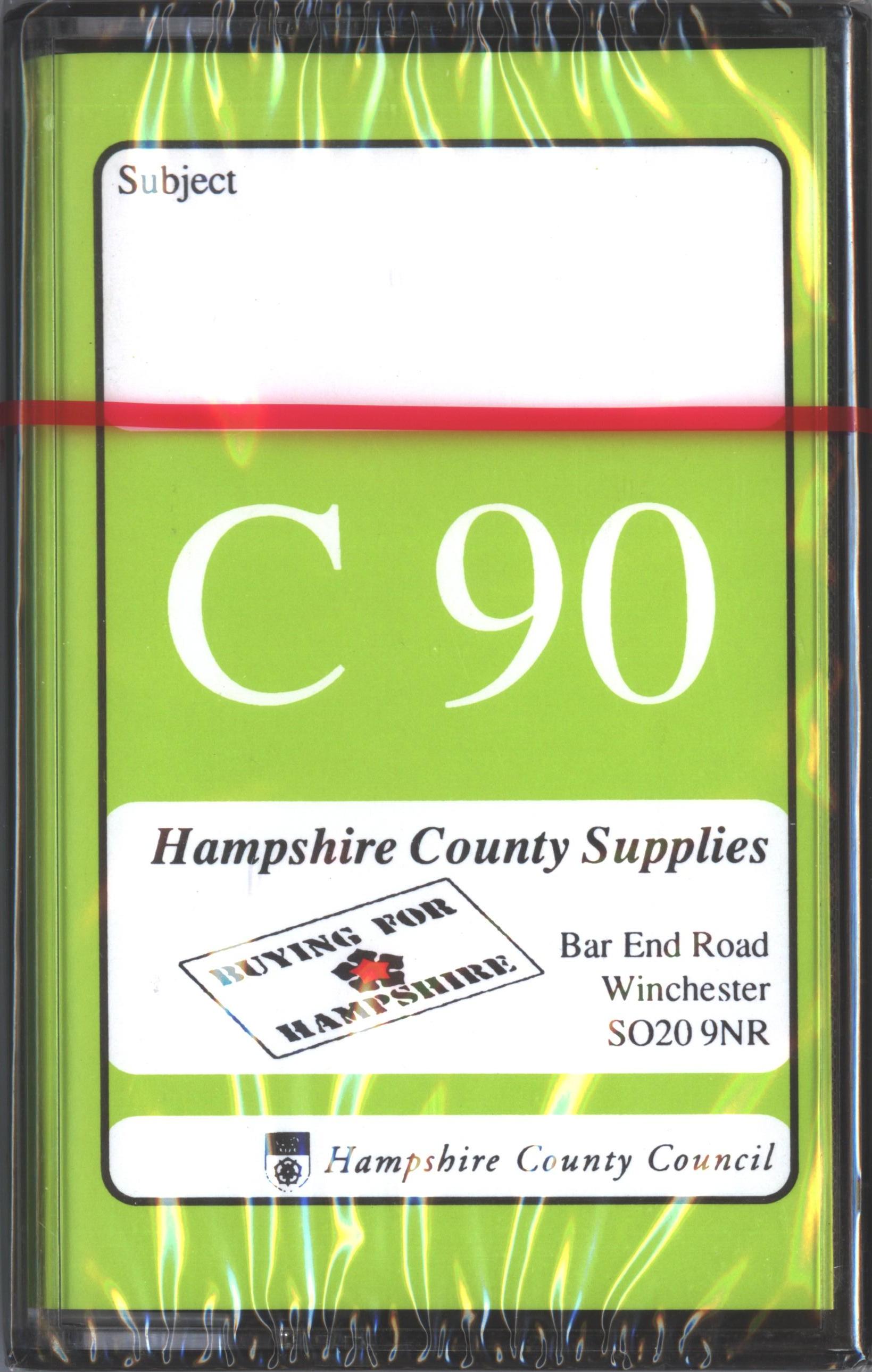 Compact Cassette Hampshire 90 Type I Normal UK